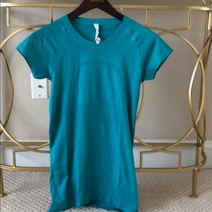 Turquoise Athletic tee